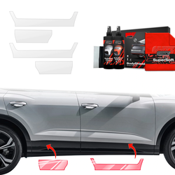 GrizzGlass BodyShield Door Sill Protection Film Audi Q3 Sportback (2018-2025) [4in1]