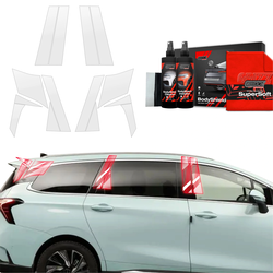 GrizzGlass BodyShield Car Pillar Protective Film Forthing U-tour (2024-2025) [14in1]