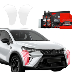 GrizzGlass BodyShield Protective Film For Bumpers Mitsubishi ASX Facelift (2024-2025) [2in1] 
