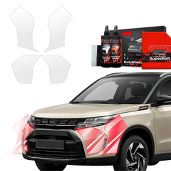 GrizzGlass BodyShield Protective Film For Bumpers Suzuki Vitara Facelift (2024-2025) [4in1]