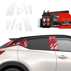 GrizzGlass BodyShield Car Pillar Protective Film Nissan Juke Facelift (2024-2025) [10in1]