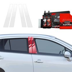 GrizzGlass BodyShield Car Pillar Protective Film Suzuki S-Cross (2021-2025) [4in1]