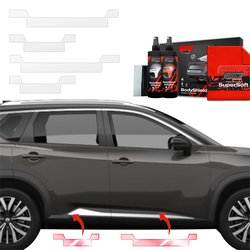 GrizzGlass BodyShield Door Sill Protection Film Nissan X-Trail Facelift (2024-2025) [4in1]