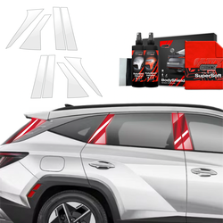 GrizzGlass BodyShield Car Pillar Protective Film Hyundai Tucson Facelift (2024-2025) [8in1]