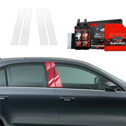 GrizzGlass BodyShield Car Pillar Protective Film Skoda Octavia 3 (2017-2020) [4in1]
