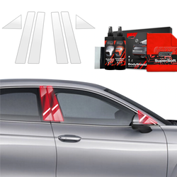 GrizzGlass BodyShield Car Pillar Protective Film Skoda Superb 4 Liftback (2024-2025) [6in1]