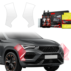 GrizzGlass BodyShield Protective Film For Bumpers Cupra Ateca (2020-2025) [2in1] 