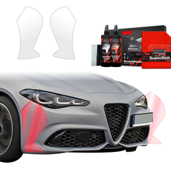 GrizzGlass BodyShield Protective Film For Bumpers Alfa Romeo Giulia (2023-2025) [2in1] 