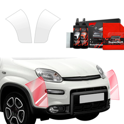 GrizzGlass BodyShield Protective Film For Bumpers Fiat Panda (2020-2025) [2in1] 