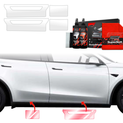 GrizzGlass BodyShield Door Sill Protection Film Tesla Model Y Juniper (2024-2025) [4in1]