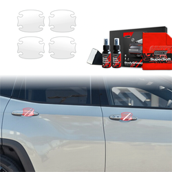 GrizzGlass BodyShield Protective Film For Door Handles Jeep Compass (2020-2024) [4in1]