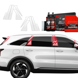 GrizzGlass BodyShield Car Pillar Protective Film Kia Sorento (2023-2025) [10in1]