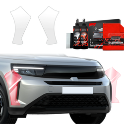 GrizzGlass BodyShield Protective Film For Bumpers Opel Frontera (2024-2025) [2in1] 