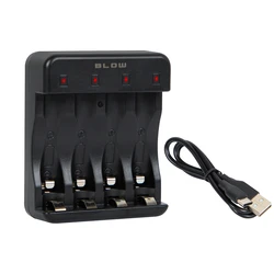 Φορτιστής μπαταριών USB 4-θέσεων AA/AAA BLOW XN-108