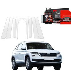 GrizzGlass BodyShield Car Pillar Protective Film Skoda Kodiaq (2016-2023) [8in1]