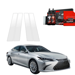 GrizzGlass BodyShield Car Pillar Protective Film Lexus ES 300h (2021-2024) [4in1]
