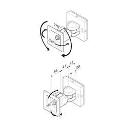 Roline LCD Wall Mount, 2 joints, up to 6 kg (MPN 17.03.1125)