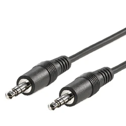 Roline Καλώδιο ήχου 3.5mm αρσενικό - 3.5mm αρσενικό, Μαύρο, 10 m