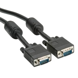 Roline Καλώδιο οθόνης VGA με Ferrit και DDC HD15 αρσ.-αρσ. 2 m