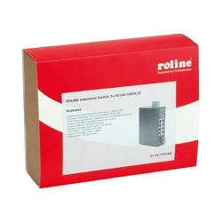 Roline Βιομηχανικός Switch 7x RJ-45 1x ST, μη διαχειριζόμενος