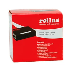 Roline Gigabit Ethernet Switch Pocket 4 Θύρες (21.14.3514)