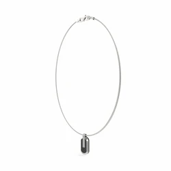 Guess Κολιέ από Ατσάλι με Προσωποποίηση JUMN04038JWSTBKT/U