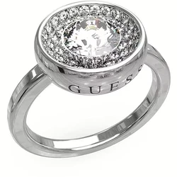 Guess Unique Solitaire Γυναικείο Δαχτυλίδι με Ζιργκόν από Ατσάλι Επιχρυσωμένο JUBR03397JWRH