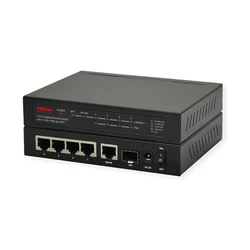 Roline Gigabit Ethernet Switch 6 Θύρες (5x 10/100/1000 + 1x SFP, 4x PoE+)