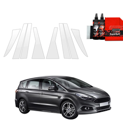 GrizzGlass BodyShield Car Pillar Protective Film Ford S-Max MK2 (2015-2019) [8in1]