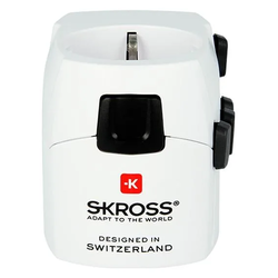 SKROSS World PRO Earthed Travel Adapter 6-in-1