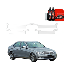 GrizzGlass BodyShield Door Sill Protection Film Mercedes Benz C-Class W204 Sedan (2007-2011) [4in1]