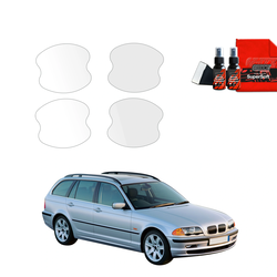 GrizzGlass BodyShield Protective Film For Door Handles BMW 3 E46 Kombi Pre-LCI (1998-2001) [4in1]