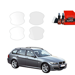 GrizzGlass BodyShield Protective Film For Door Handles BMW 3 E91 Kombi Pre-LCI (2004-2008) [4in1]
