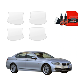 GrizzGlass BodyShield Protective Film For Door Handles BMW 5 F10 Sedan LCI (2012-2017) [4in1]