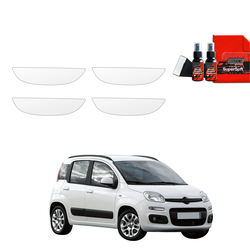 GrizzGlass BodyShield Protective Film For Door Handles Fiat Panda 3 Hatchback 5D (2011-2016) [4in1]