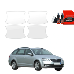 GrizzGlass BodyShield Protective Film For Door Handles Skoda Octavia 3 Kombi 5D (2017-2020) [4in1]