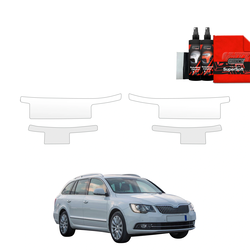 GrizzGlass BodyShield Door Sill Protection Film Skoda Superb 2 Kombi Facelifting (2013-2015) [4in1]