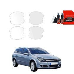 GrizzGlass BodyShield Protective Film For Door Handles Opel Astra H Kombi 5D (2004-2014) [4in1]