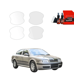 GrizzGlass BodyShield Protective Film For Door Handles Skoda Octavia (1996-2010) [4in1]