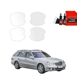 GrizzGlass BodyShield Protective Film For Door Handles Mercedes Benz E-Class S211 Kombi (2002-2009) [4in1]