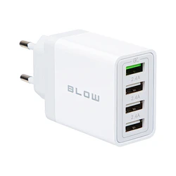 Φορτιστής 30W με 3x USB-A + 1x USB-A QC (BLOW DM-76-026) λευκός