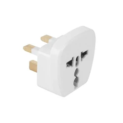 Αντάπτορας Ρεύματος UK σε Universal Λευκός