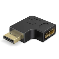 Αντάπτορας Displayport Goobay 77131, 8K/144Hz, Γωνιακός, Μαύρος
