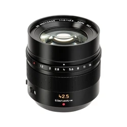 Panasonic LEICA DG Nocticron 42.5mm f/1.2 ASPH. Power OIS Lens for Micro Four Thirds (MFT) Mount - Black