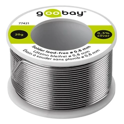 GOOBAY σύρμα συγκόλλησης 77421 Φ0.8mm χωρίς μόλυβδο 20g