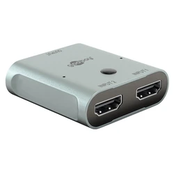 GOOBAY HDMI switch 77791 2 σε 1 8K 60Hz γκρι