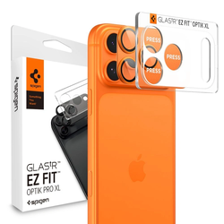 Spigen Optik Pro XL Glas.tr ez Fit Camera Protector Apple iPhone 17 Pro Max Orange