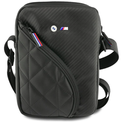 BMW Carbon Pockets&Metal Logo Bag 8" black