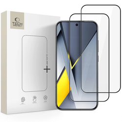 Tech-Protect Glass Fit+ Xiaomi Poco F8 Pro Black [2 PACK]