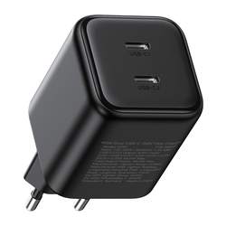 UGREEN Dual Charger 2xUSB-C GaN 45W X526 (black)